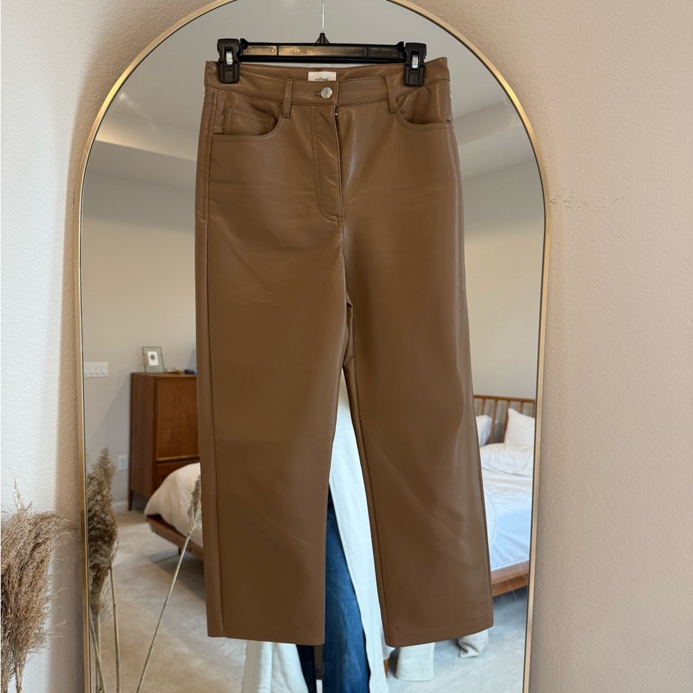 Aritzia Wilfred Faux Leather pants sz 4